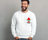 Pocket Only FREE PALI WATERMELON - (Hoodies, Crewnecks)