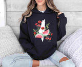 WATERMELON POPPY (Sweatshirt, long sleeve, Hoodies)