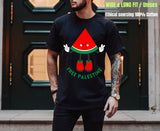 Front Print, Free Pali Watermelon - (T-shirts Fitted or Wide Fit)