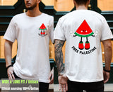 Free Pali Watermelon (Pocket) + (Back Print ) - T-shirts