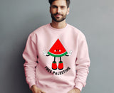 Front Print, FREE PALI WATERMELON - (Hoodies, Crewnecks)