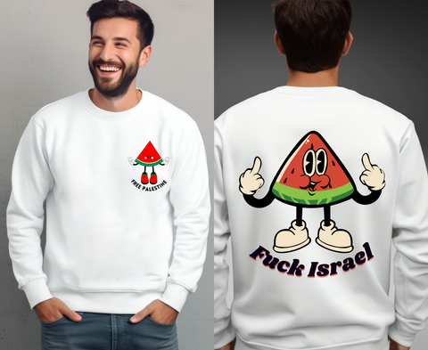 Free Pali (Pocket) / F*ck Israel (Back Print ) - HOODIES & CREWNECKS