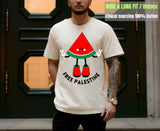 Front Print, Free Pali Watermelon - (T-shirts Fitted or Wide Fit)