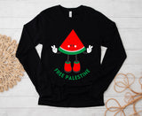 Front Print, FREE PALI WATERMELON - (Hoodies, Crewnecks)