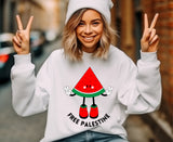 Front Print, FREE PALI WATERMELON - (Hoodies, Crewnecks)