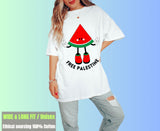 Front Print, Free Pali Watermelon - (T-shirts Fitted or Wide Fit)