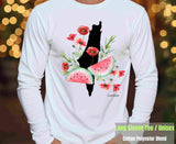 WATERMELON POPPY (Sweatshirt, long sleeve, Hoodies)