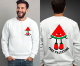 Free Pali Watermelon (Pocket) + (Back Print ) - HOODIES & CREWNECKS