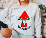 Front Print, FREE PALI WATERMELON - (Hoodies, Crewnecks)