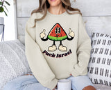 Front Print, Fuck Israel Melon- (Hoodies, Crewnecks)