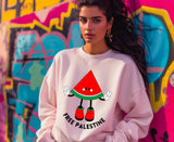 Front Print, FREE PALI WATERMELON - (Hoodies, Crewnecks)