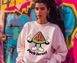 Front Print, Fuck Israel Melon- (Hoodies, Crewnecks)
