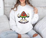 Front Print, Fuck Israel Melon- (Hoodies, Crewnecks)