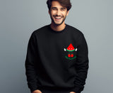 Free Pali Watermelon (Pocket) + (Back Print ) - HOODIES & CREWNECKS