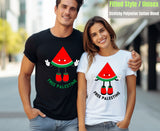 Front Print, Free Pali Watermelon - (T-shirts Fitted or Wide Fit)