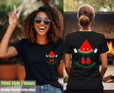 Free Pali Watermelon (Pocket) + (Back Print ) - T-shirts