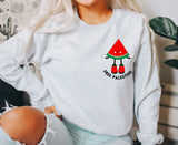 Free Pali Watermelon (Pocket) + (Back Print ) - HOODIES & CREWNECKS