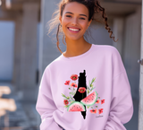 WATERMELON POPPY (Sweatshirt, long sleeve, Hoodies)