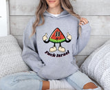 Front Print, Fuck Israel Melon- (Hoodies, Crewnecks)