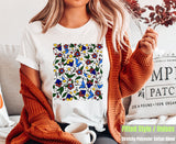 HEBRON FLORAL CERAMICS classic design colors (T-Shirts)