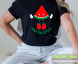 Front Print, Free Pali Watermelon - (T-shirts Fitted or Wide Fit)