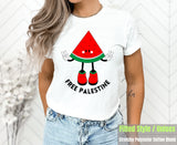 Front Print, Free Pali Watermelon - (T-shirts Fitted or Wide Fit)