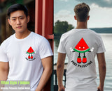 Free Pali Watermelon (Pocket) + (Back Print ) - T-shirts