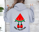 Free Pali Watermelon (Pocket) + (Back Print ) - HOODIES & CREWNECKS