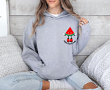 Free Pali Watermelon (Pocket) + (Back Print ) - HOODIES & CREWNECKS