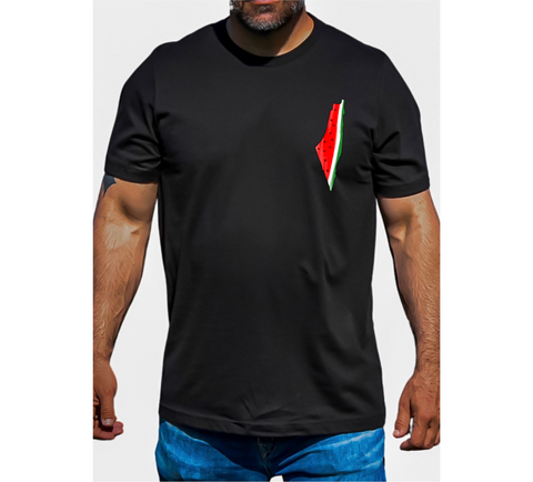 NEW - Watermelon Palestine Map (UNISEX Short Sleeve / All colors)