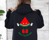 Free Pali Watermelon (Pocket) + (Back Print ) - HOODIES & CREWNECKS