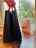 Floral Ceramics Painted Bag