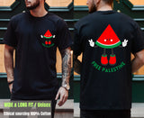 Free Pali Watermelon (Pocket) + (Back Print ) - T-shirts