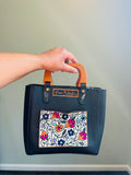Floral Ceramics Painted Bag