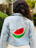 Watermelon 🍉 Hand-painted Jackets