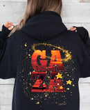 Cosmic Gaza HOODIE (Front pocket Sunset & Back print + Birds on Sleeve)