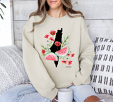 WATERMELON POPPY (Sweatshirt, long sleeve, Hoodies)