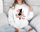 WATERMELON POPPY (Sweatshirt, long sleeve, Hoodies)