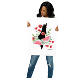 Watermelon Poppy- Poster
