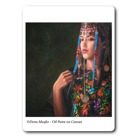 Dena Musfer - "Palestinian Bride" Oil on Canvas